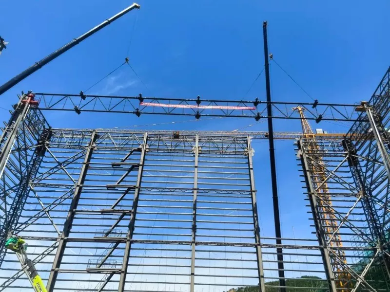EHSS cumpleta l'elevazione di fasciu di a sala di schermatura à livellu naziunale per u cable Hanhe