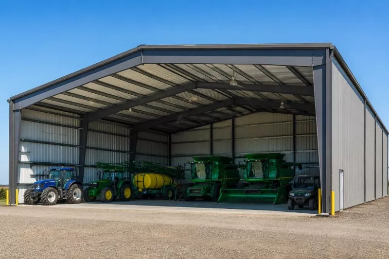 Cume a struttura d'acciaio di e custruzioni di magazzini di macchine agricole ponu rinfurzà l'efficienza operativa di e splutazioni?