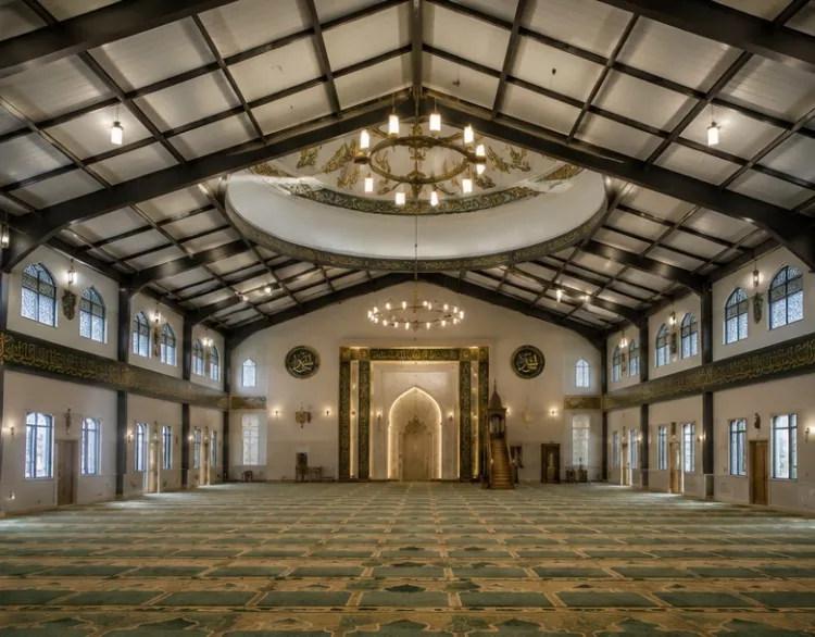 Una struttura di a moschea in a struttura d'acciaio pò uttene u stile architettonicu islamicu tradiziunale?