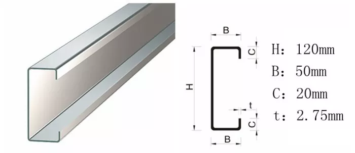 In a Custruzzione di Magazzini d'Acciaio di Portal Frame, l'acciaio in forma di C o in forma di Z deve esse usatu cum'è Purlins?