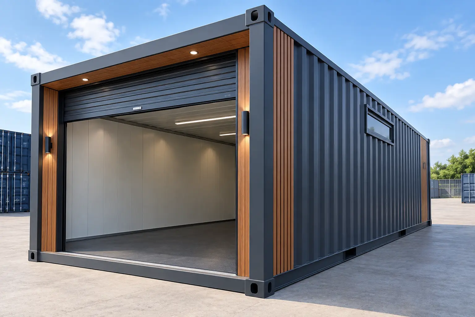 Custruzzione di magazzini di container residenziali persunalizati
