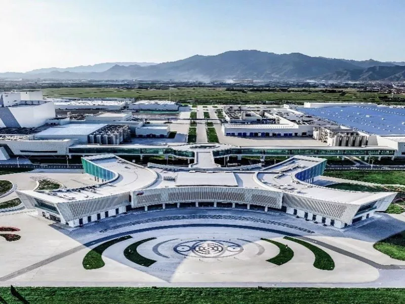 Edificiu Prefabbricatu Ecologicu di Magazzinu di Metallu