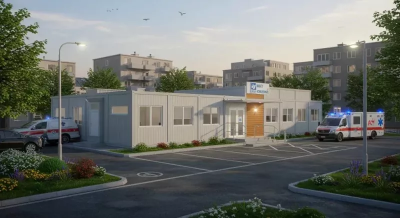 Unità di Salute Modulari Prefabbricati in Steel