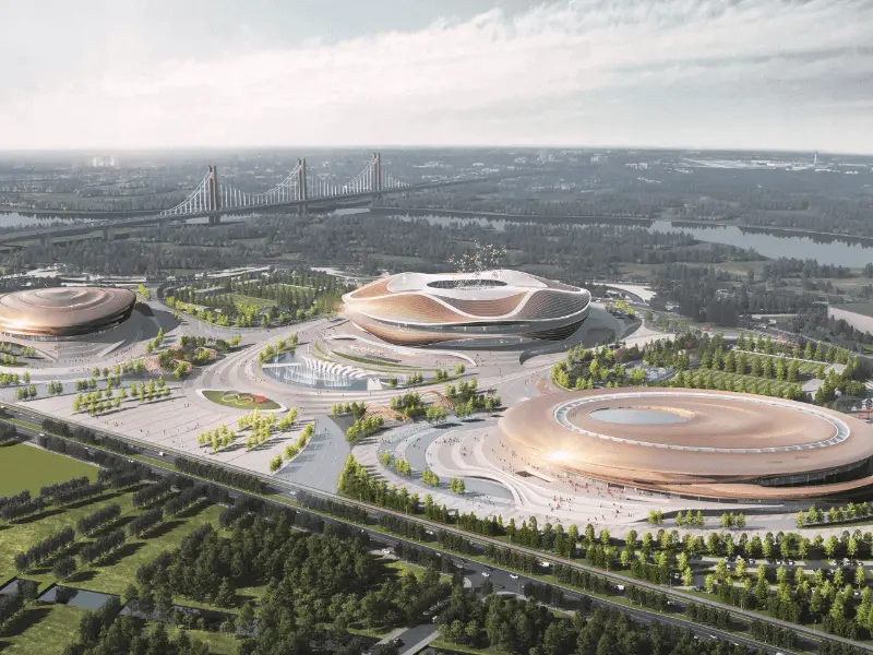 Stadiu multifunzionale di struttura d'acciaio