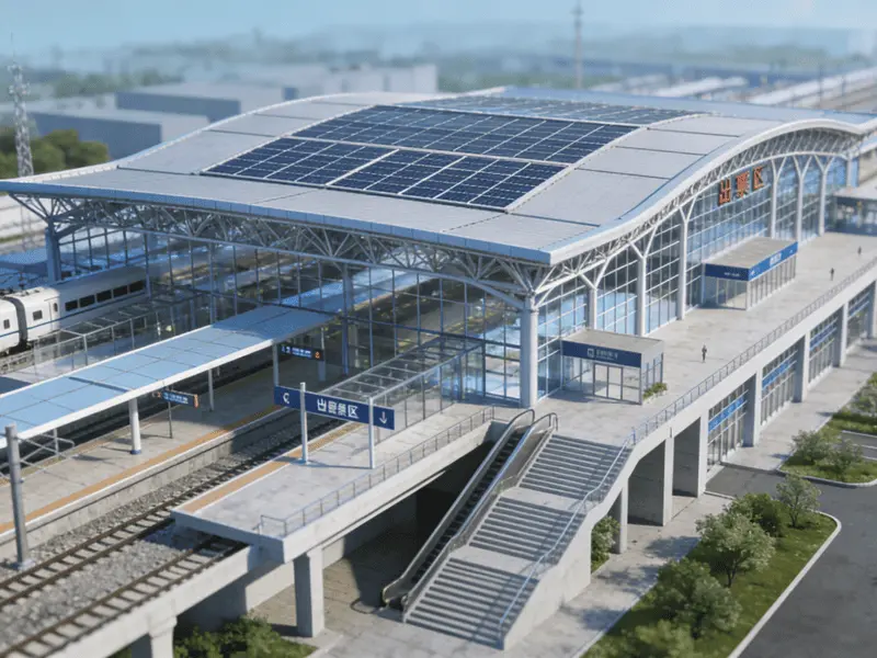 Stazione Ferroviaria Multifunzionale Structure Steel
