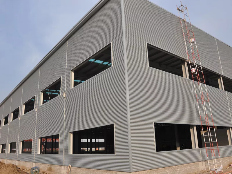 Edificiu Prefabbricatu di Magazzinu di Metallu