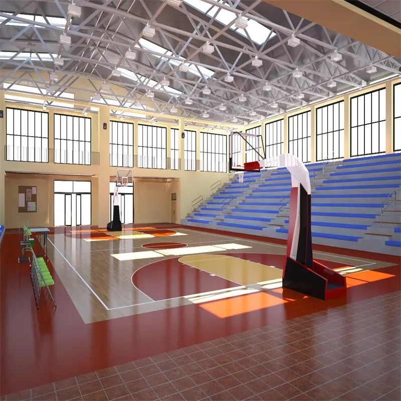 Stadiu d'acciaio di layout di design prefabbricatu