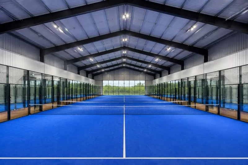 Custruzzione di Corti di Padel Indoor Frame Steel