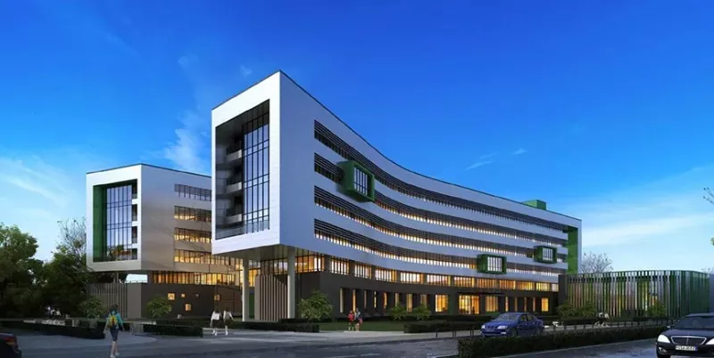 Edificiu di l'Insegnamentu à Frame d'Acciaio
