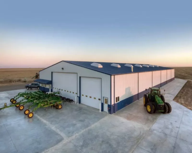 Struttura d'acciaio Edificiu agriculu