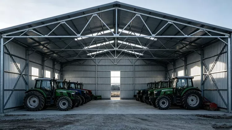 Strutture d'acciaio Macchine Agricole Costruzione di magazzini