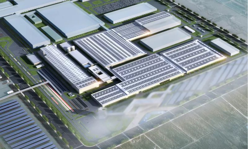 Magazzinu di almacenamentu di carbone in struttura d'acciaio