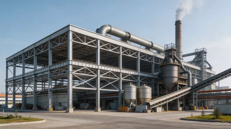 Strutture d'acciaio Custruzzione di fabbrica metallurgica