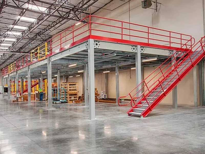 Mezzanine di struttura in acciaio